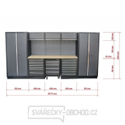 AKČNÍ SET Sestava 8 ks dílenského nábytku SET-CA01078 s dřevěnou pracovní deskou MB-TGW80 AKČNÍ SET Sestava 8 ks dílenského nábytku SET-CA01078 s dřevěnou pracovní deskou MB-TGW80 náhled