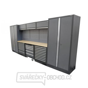AKČNÍ SET Sestava 8 ks dílenského nábytku SET-CA01078 s dřevěnou pracovní deskou MB-TGW80 AKČNÍ SET Sestava 8 ks dílenského nábytku SET-CA01078 s dřevěnou pracovní deskou MB-TGW80 gallery main image