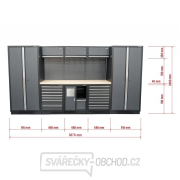 AKČNÍ SET Sestava 8 ks dílenského nábytku SET-CA01079 s dřevěnou pracovní deskou MB-TGW80 AKČNÍ SET Sestava 8 ks dílenského nábytku SET-CA01079 s dřevěnou pracovní deskou MB-TGW80 náhled
