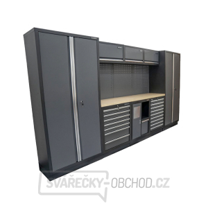 AKČNÍ SET Sestava 8 ks dílenského nábytku SET-CA01079 s dřevěnou pracovní deskou MB-TGW80 AKČNÍ SET Sestava 8 ks dílenského nábytku SET-CA01079 s dřevěnou pracovní deskou MB-TGW80 gallery main image