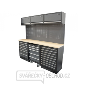 AKČNÍ SET Sestava 6 ks dílenského nábytku SET-CA01081 s dřevěnou pracovní deskou MB-TGW80 AKČNÍ SET Sestava 6 ks dílenského nábytku SET-CA01081 s dřevěnou pracovní deskou MB-TGW80 gallery main image