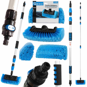 Teleskopický kartáč na mytí fotovoltaických panelů 2-4,9m gallery main image