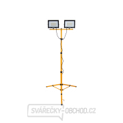 2x100W LED světlomet s teleskopickým konstrukčním stojanem a kabelem - studená bílá barva 6500K  náhled