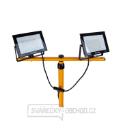 2x50W LED světlomet s teleskopickým konstrukčním stojanem a kabelem - studená bílá barva 6500K (1) náhled