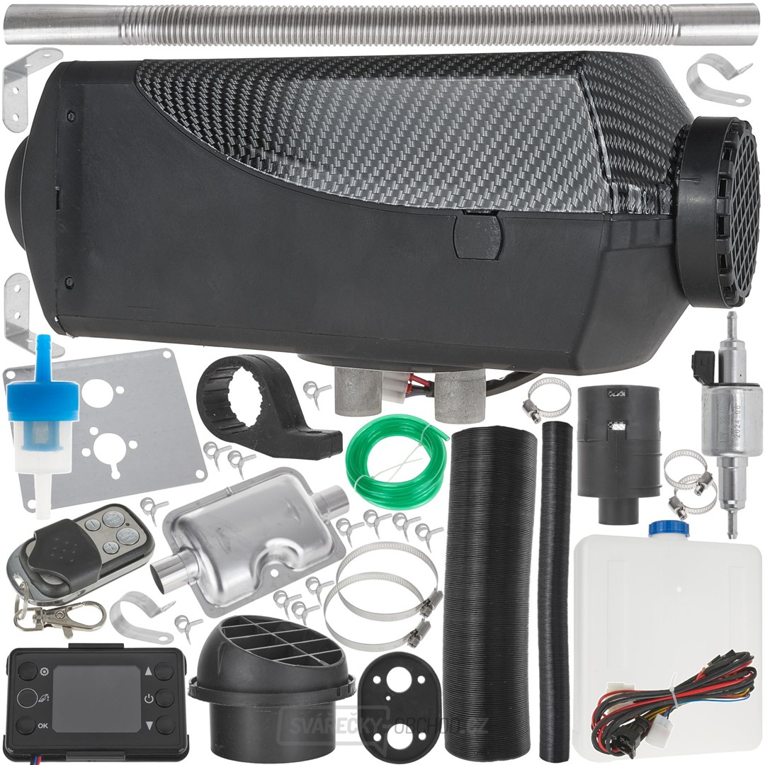 Topení do auta - naftové nezávislé topení 12V 2KW