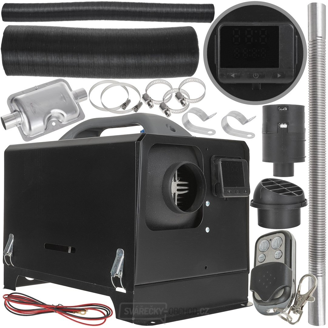 Topení do auta - naftové nezávislé topení 12V 8KW