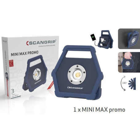 Pracovní světla SCANGRIP MINI MAX PROMO 49.0530.25