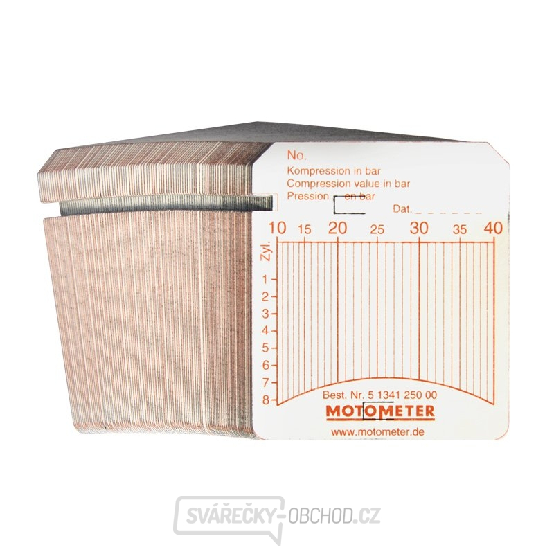 Záznamové karty MOTOMETER 10-40 bar