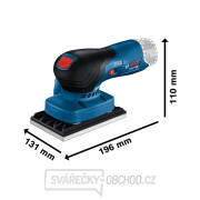 Aku vibrační bruska Bosch GSS 12V-13 + přísluš. (solo v L-boxxu) náhled
