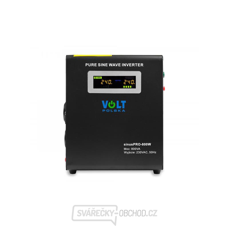 Zdroj záložní VOLT Sinus Pro 800 W 12V 230V 800VA 500W Black