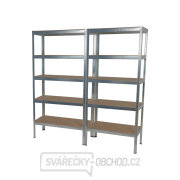 Policové regály | 2 ks | 5 polic | 900 x 400 x 1800 mm Matabro MB-SH02 Policové regály | 2 ks | 5 polic | 900 x 400 x 1800 mm Matabro MB-SH02 gallery main image
