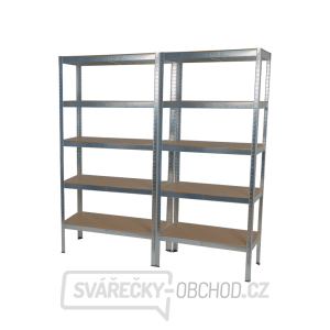 Policové regály | 2 ks | 5 polic | 900 x 400 x 1800 mm Matabro MB-SH02 Policové regály | 2 ks | 5 polic | 900 x 400 x 1800 mm Matabro MB-SH02 gallery main image