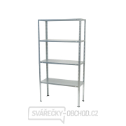 Celokovový policový regál | 4 police | 750 x 300 x 1500 mm Matabro MB-SH04 Celokovový policový regál | 4 police | 750 x 300 x 1500 mm Matabro MB-SH04 gallery main image