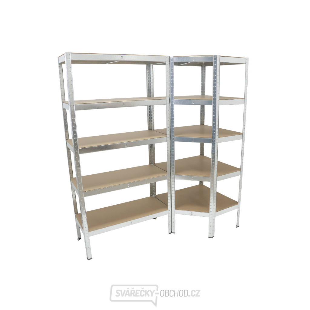 AKČNÍ SET Regálový systém MB-SH01 a MB-SH03 | 2 díly | 1600 x 700 x 1800 mm AKČNÍ SET Regálový systém MB-SH01 a MB-SH03 | 2 díly | 1600 x 700 x 1800 mm gallery main image