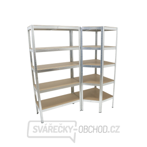 AKČNÍ SET Regálový systém MB-SH01 a MB-SH03 | 2 díly | 1600 x 700 x 1800 mm AKČNÍ SET Regálový systém MB-SH01 a MB-SH03 | 2 díly | 1600 x 700 x 1800 mm gallery main image