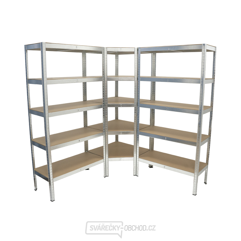 AKČNÍ SET Regálový systém MB-SH02 a MB-SH03 | 3 díly | 1600 x 1600 x 1800 mm