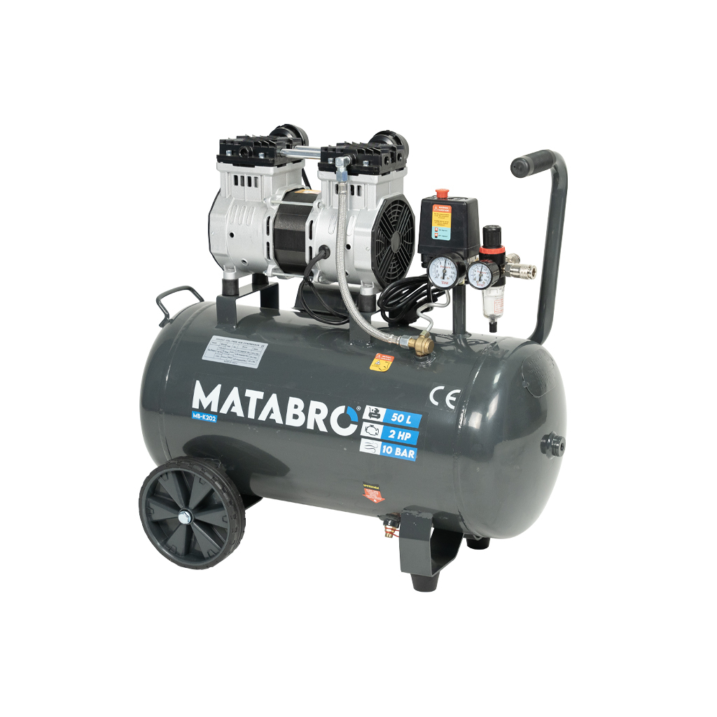 Levně Bezolejový kompresor Matabro MB-K202 50l, 230V | 1500W MB-K202