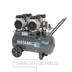 Bezolejový kompresor Matabro MB-K204 50l, 230V | 3000W Bezolejový kompresor Matabro MB-K204 50l, 230V | 3000W gallery main image