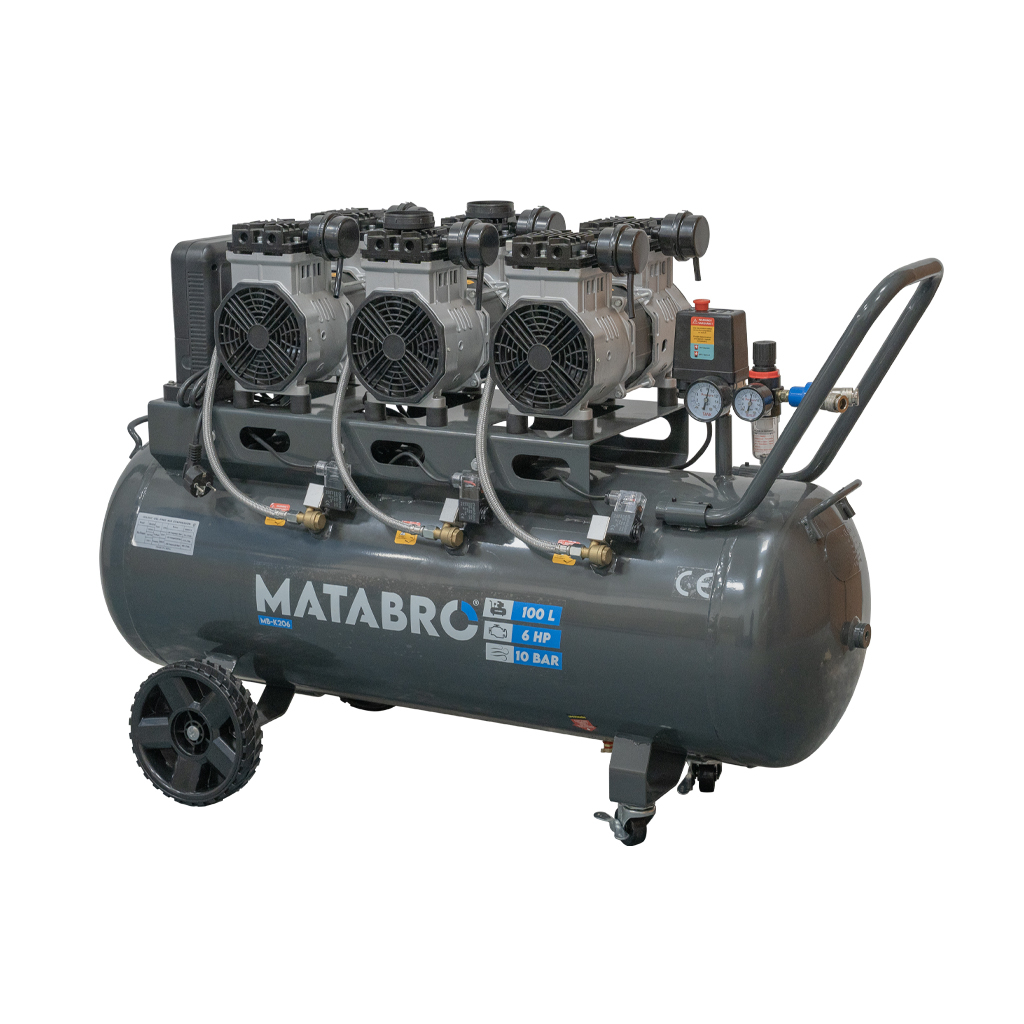Levně Bezolejový kompresor Matabro MB-K206 100l, 230V | 4500W MB-K206