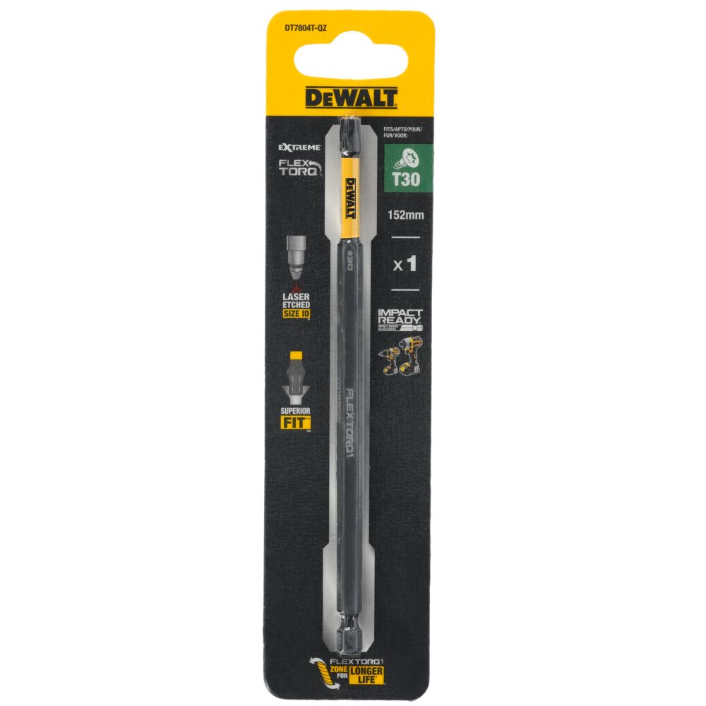 1 Bit - T30FLEXTORQ DeWALT DT7804T, délka 152 mm DT7804T