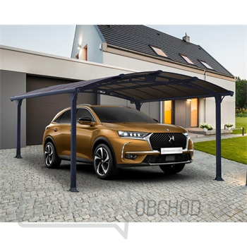 Přístřešek s obloukovou střechou Palram - Canopia Arcadia 4300 bronz hliníkový (montovaný) 