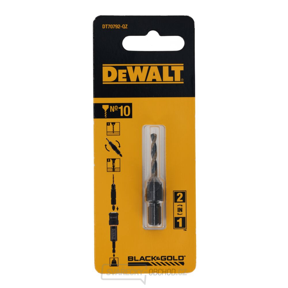 Vrták se záhlubníkem 10 mm DeWALT DT70792