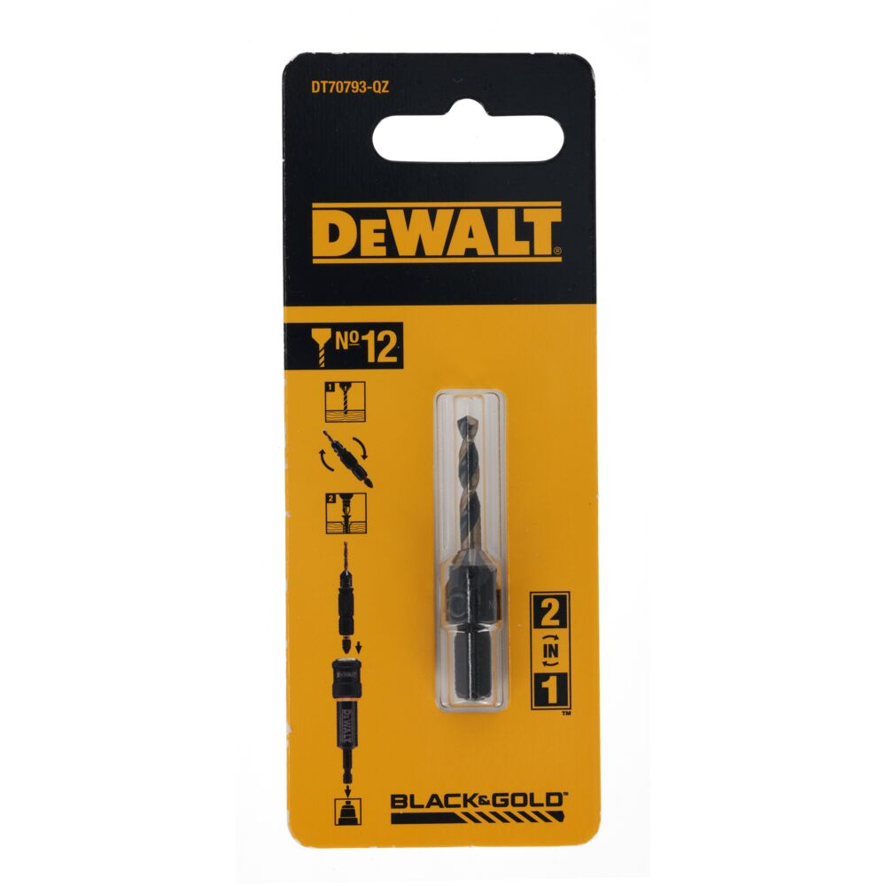 Vrták se záhlubníkem 12 mm DeWALT DT70793 DT70793