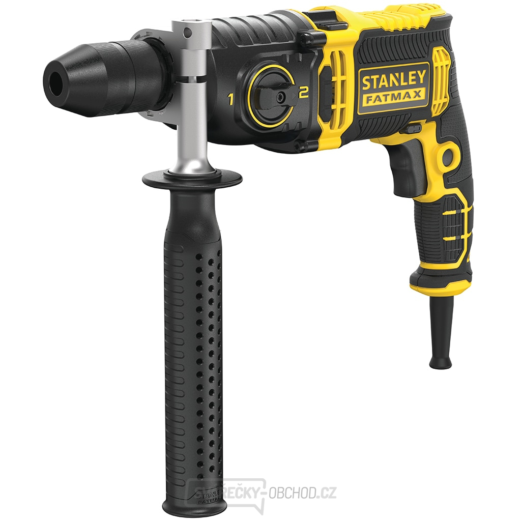 Příklepová dvourychlostní vrtačka Stanley 1100 W