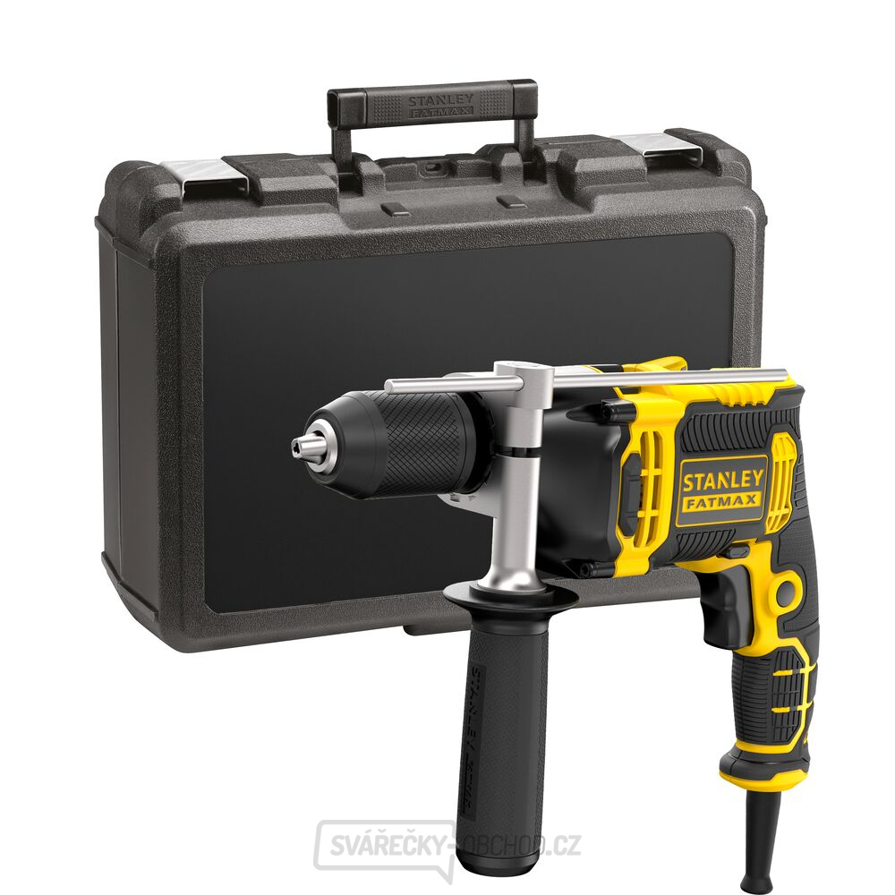 Příklepová vrtačka Stanley 750W v kufru