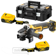 AKU Úhlová bruska 125mm DeWALT DCG406P2LRT 18V, 2x 5Ah, bez nabíječky, Tstack AKU Úhlová bruska 125mm DeWALT DCG406P2LRT 18V, 2x 5Ah, bez nabíječky, Tstack gallery main image