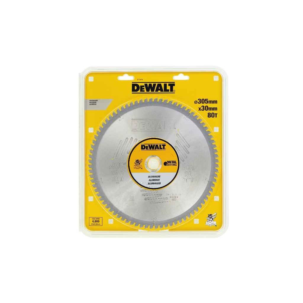 Pilový kotouč na hliník pro úhlové brusky DeWALT DT1916, 305 x 30 mm, 80 zubů DT1916