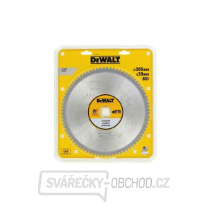 Pilový kotouč na hliník pro úhlové brusky DeWALT DT1916, 305 x 30 mm, 80 zubů Pilový kotouč na hliník pro úhlové brusky DeWALT DT1916, 305 x 30 mm, 80 zubů gallery main image