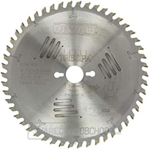 Pilový kotouč TRESPA DeWALT DT4345, 250 x 30 mm, 50 zubů Pilový kotouč TRESPA DeWALT DT4345, 250 x 30 mm, 50 zubů gallery main image