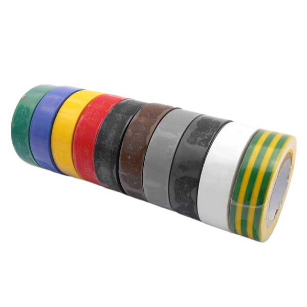 Izolační páska GEKO 15mm/10m různé barvy - 10 ks G17000/17