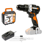 Aku příklepová vrtačka WX352.9 60Nm kompaktní 20V - bez akumulátoru - Powershare náhled