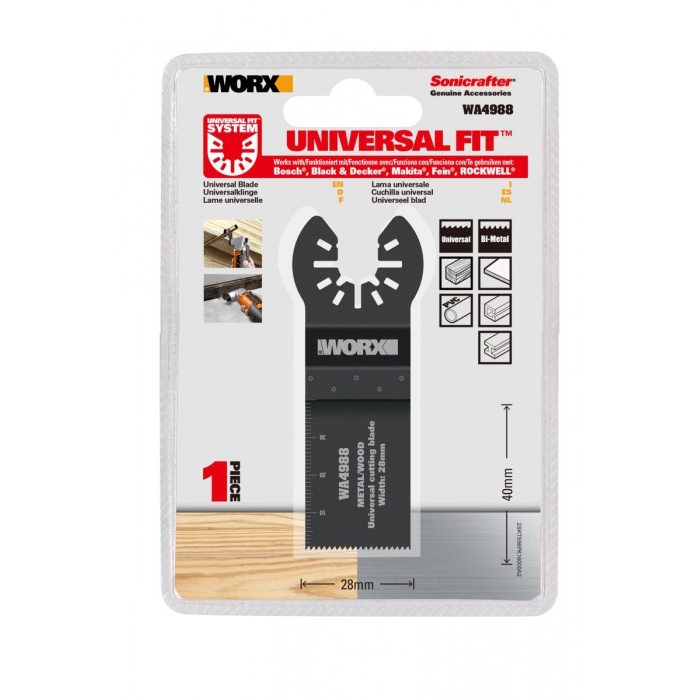 WORX Pilový list WA4988 (univerzál), 1,1, 1 ks, sonicrafter 45904988