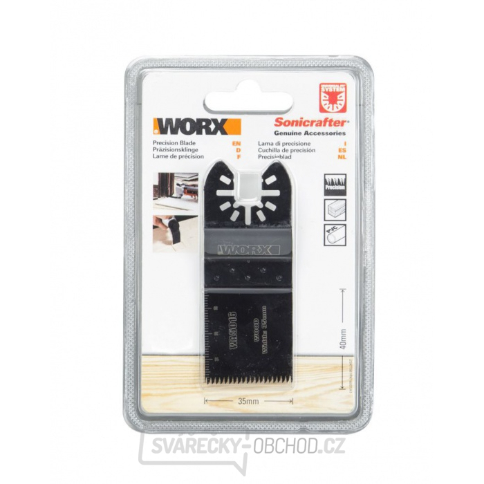Pilový list WA5016 (dřevo/precizní řez), 35 mm, 1 ks, sonicrafter
