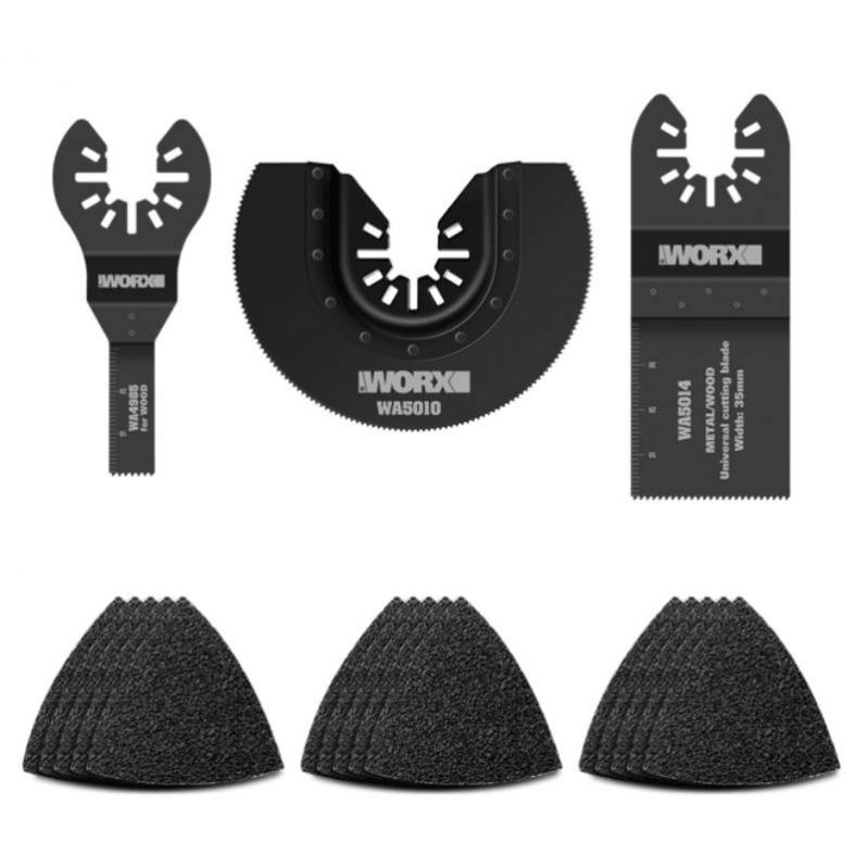 WORX Sada příslušenství WA5099 pro Sonicrafter, 18 ks 45905099