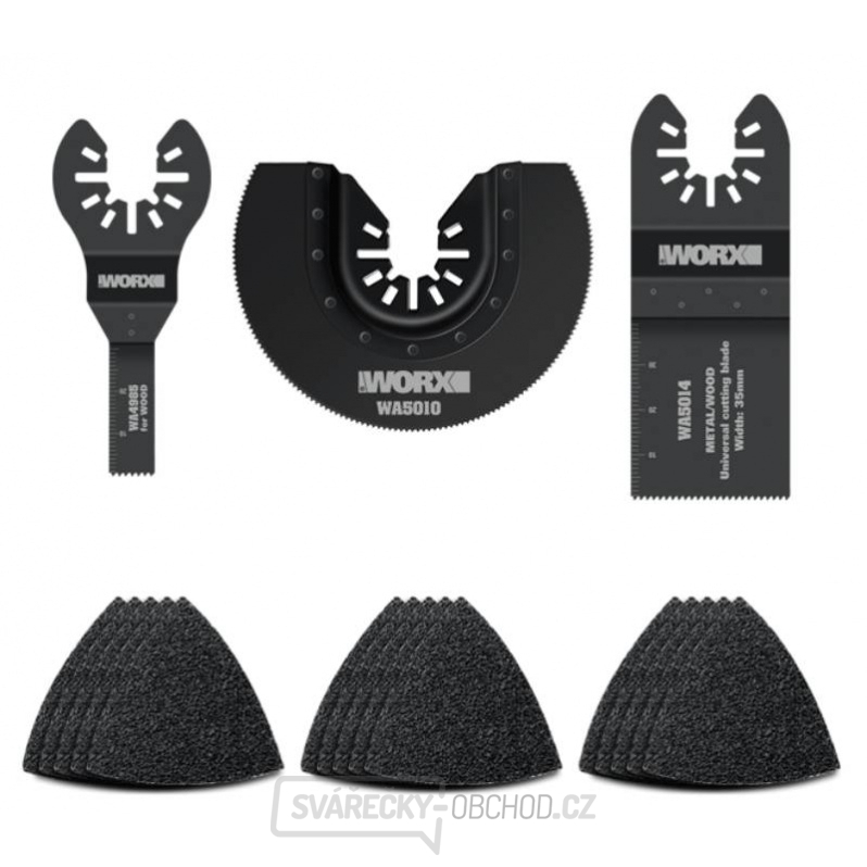 Sada příslušenství WA5099 pro Sonicrafter, 18 ks