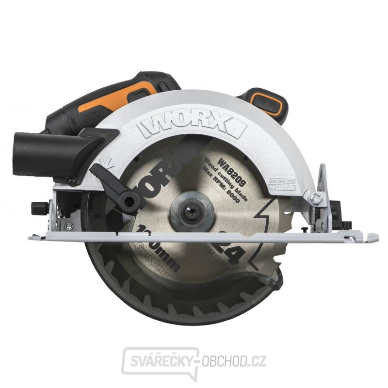 Aku okružní pila WX520.9 20V, 190mm - bez akumulátoru - Powershare
