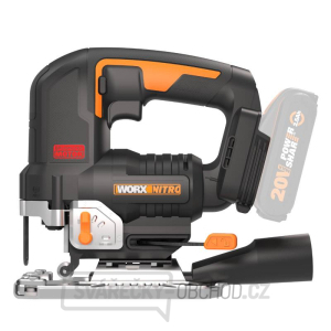 Aku přímočará pila WX542.9 20V NITRO - bez akumulátoru - Powershare Aku přímočará pila WX542.9 20V NITRO - bez akumulátoru - Powershare gallery main image