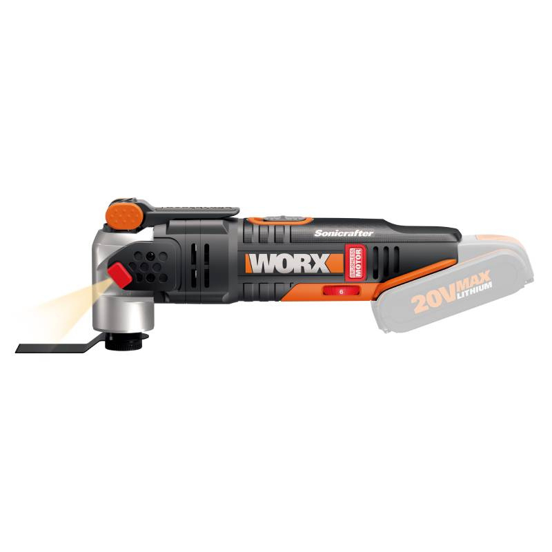 WORX Aku multifunkční obrážečka WX693.9 20V NITRO, Sonicrafter - bez akumulátoru - Powershare 45906939