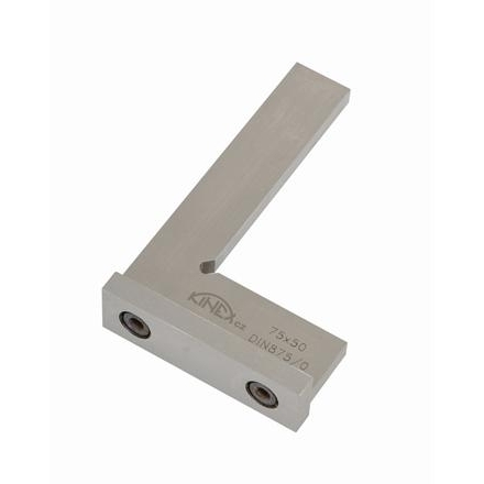 KINEX/K-MET Úhelník přesný příložný KINEX 75x50 mm, tř.př.0, DIN 875 4034-02-007