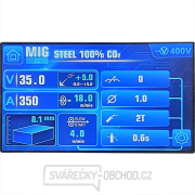 Synergický invertorový svařovací stroj DIGIMIG 351 COMBO PULSE LCD + Hořák + Kabely + Kukla Synergický invertorový svařovací stroj DIGIMIG 351 COMBO PULSE LCD + Hořák + Kabely + Kukla náhled