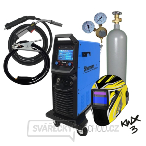 Synergický invertorový svařovací stroj DIGIMIG 351 COMBO PULSE LCD + Hořák + Kabely + Kukla + plná Láhev Co2 Synergický invertorový svařovací stroj DIGIMIG 351 COMBO PULSE LCD + Hořák + Kabely + Kukla + plná Láhev Co2 gallery main image