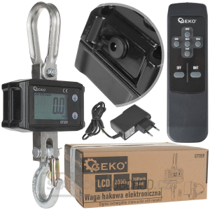 Elektronická skladová háková váha s dálkovým ovládáním 2000 kg  Elektronická skladová háková váha s dálkovým ovládáním 2000 kg  gallery main image