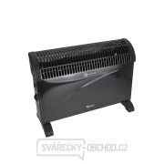 Černý konvektor s termostatem 2000W  Náhled