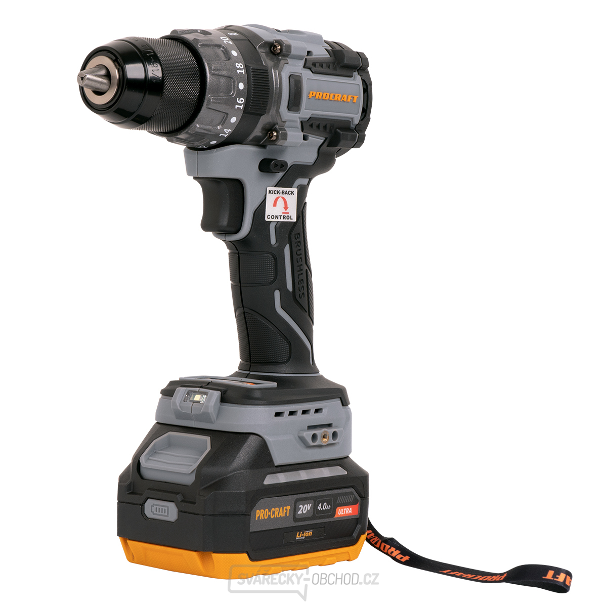 Aku vrtací šroubovák Procraft Industrial CD20A | CD20A