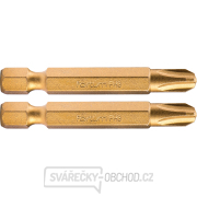 Hrot křížový phillips, sada 2ks, PH 2x50mm,titan. úprava, S2 Hrot křížový phillips, sada 2ks, PH 2x50mm,titan. úprava, S2 gallery main image