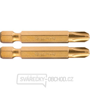 Hrot křížový phillips, sada 2ks, PH 2x50mm,titan. úprava, S2 Hrot křížový phillips, sada 2ks, PH 2x50mm,titan. úprava, S2 gallery main image
